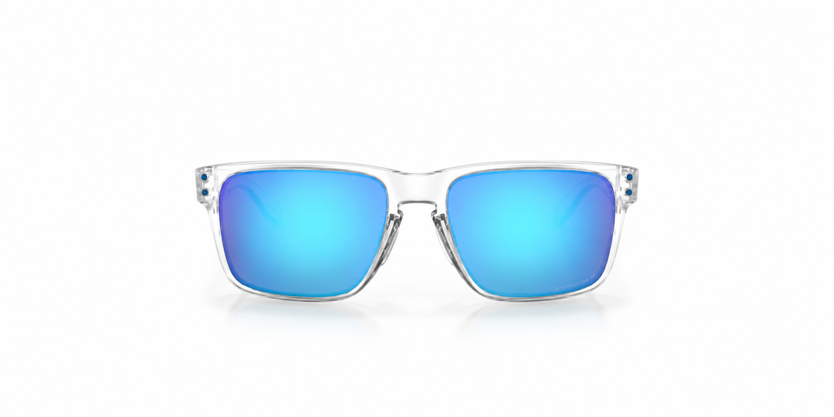 Oakley Holbrook™ XL – Polished Clear med Prizm Sapphire Polarized (OO9417-07)