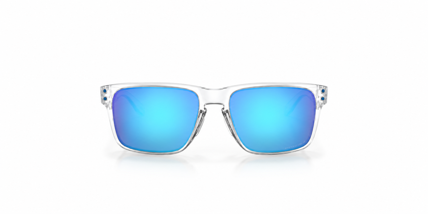 Oakley Holbrook™ XL – Polished Clear med Prizm Sapphire Polarized (OO9417-07)