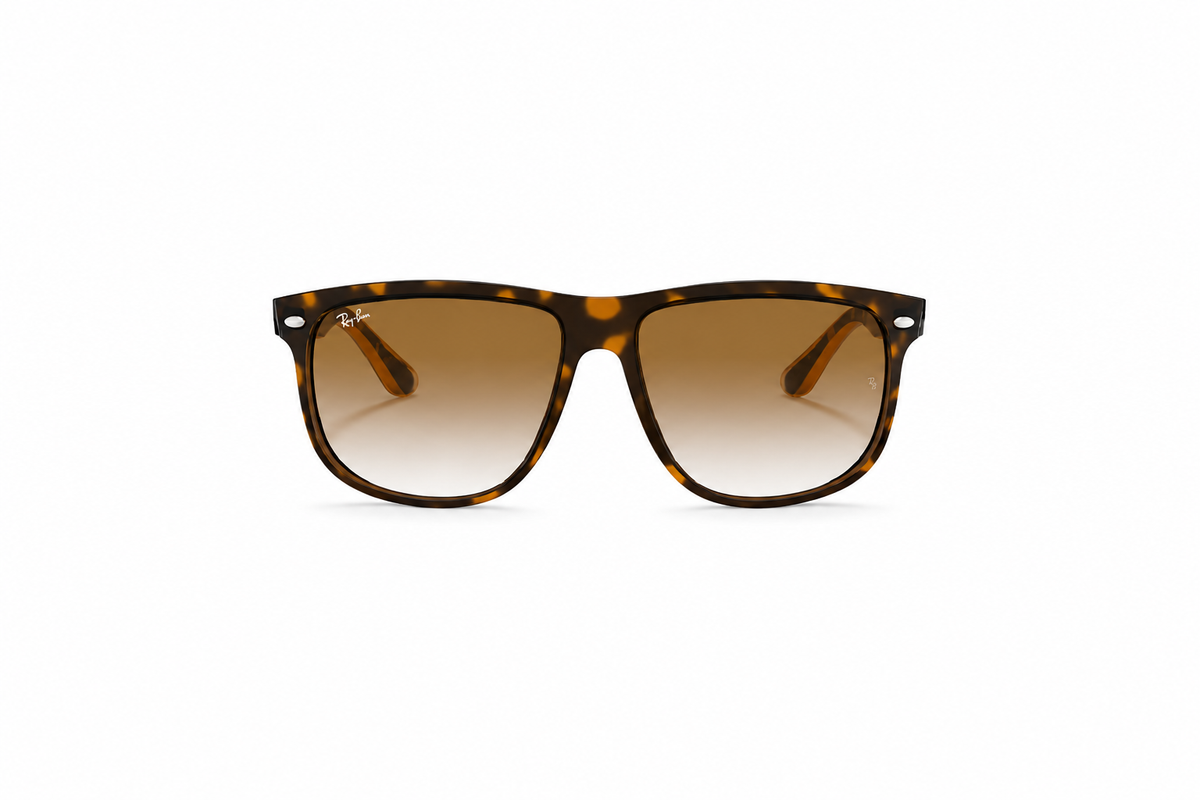 Ray-Ban Boyfriend RB4147 710/51 – Light Havana med Brown Gradient