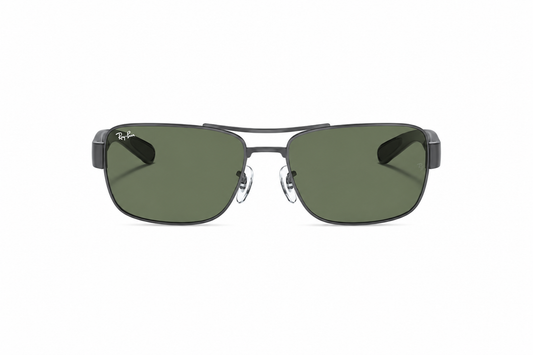 Ray-Ban RB3522 004/71 – Gunmetal med Classic Green