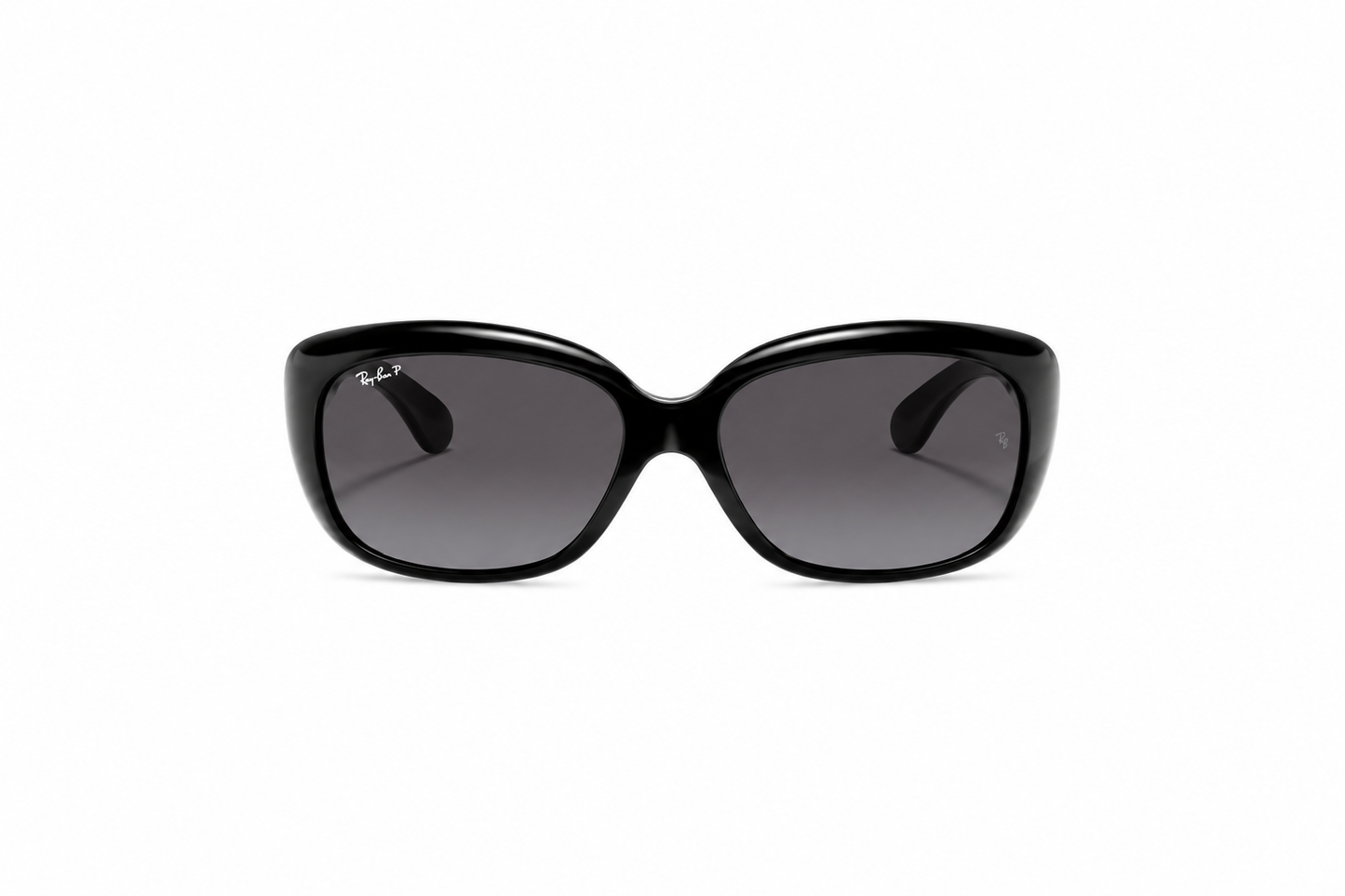 Ray-Ban Jackie Ohh RB4101 601/T3 – Polished Black med Grey Polarized