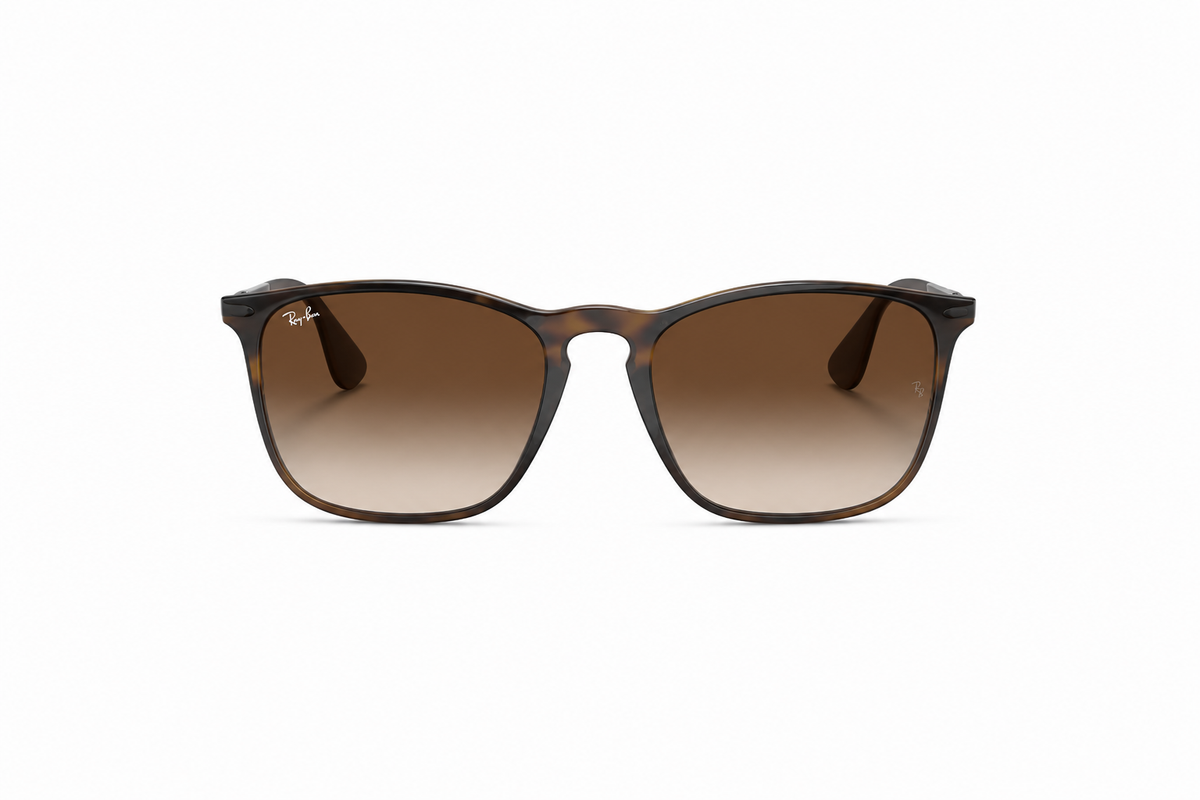 Ray-Ban Chris RB4187 856/13 – Matte Havana med Brown Gradient