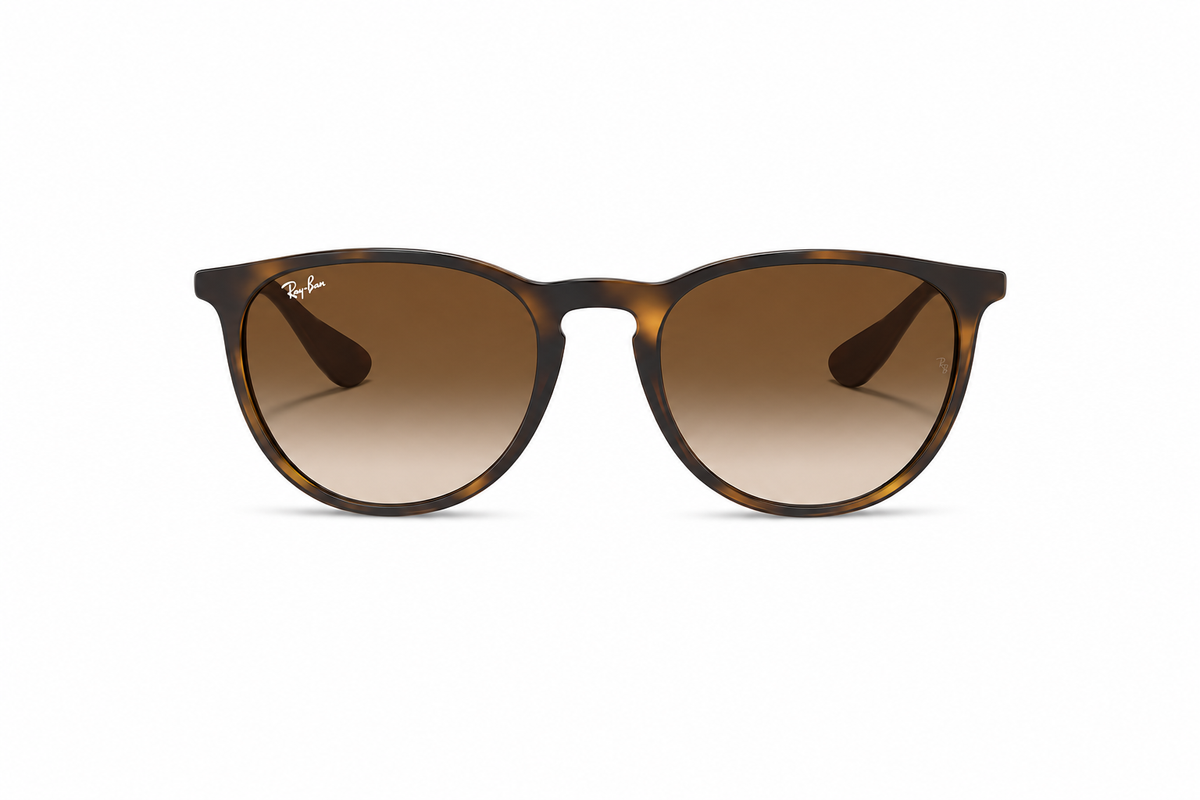 Ray-Ban Erika Classic RB4171 865/13 – Matte Havana med Brown Gradient