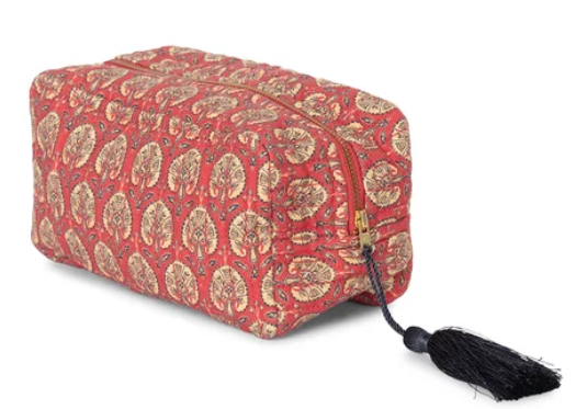 Cosmetic Bag Cotton Vintage Paisley