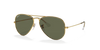 Ray-Ban Aviator Classic RB3025 001/58 – Arista Gold med G-15 Green Polarized Small