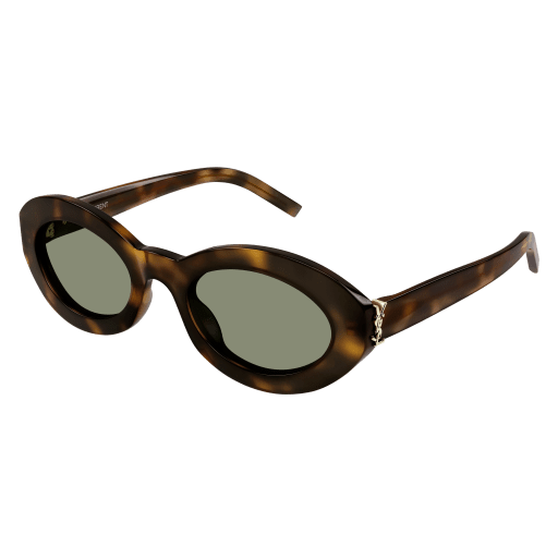 Saint Laurent SL M136 002 Solbriller – Havana Monogram