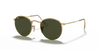 Ray-Ban Round Metal RB3447 001 – Arista Gold med G-15 Green
