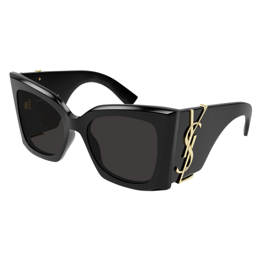 Saint Laurent SL M119 Blaze 001 Solbriller – Sort Monogram