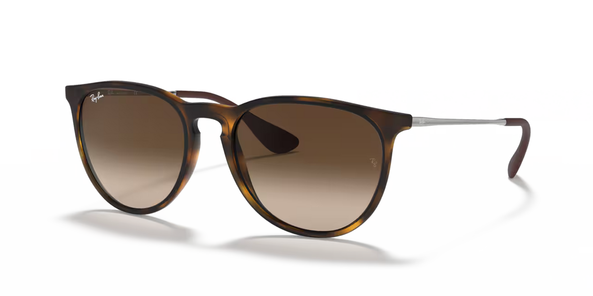 Ray-Ban Erika Classic RB4171 865/13 – Matte Havana med Brown Gradient