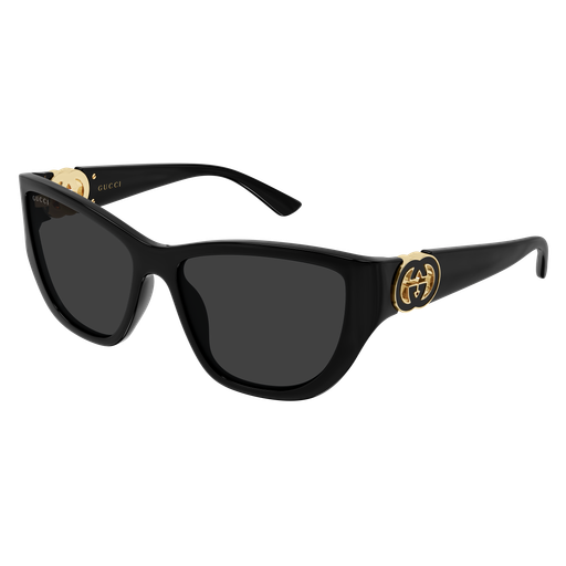 Gucci GG2122S 001 Solbriller – Sort Cat-Eye