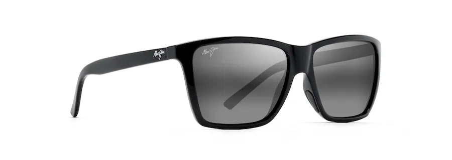Maui Jim Cruzem 864-02 / MJ0864S-001 – Black Gloss med Neutral Grey Polarized