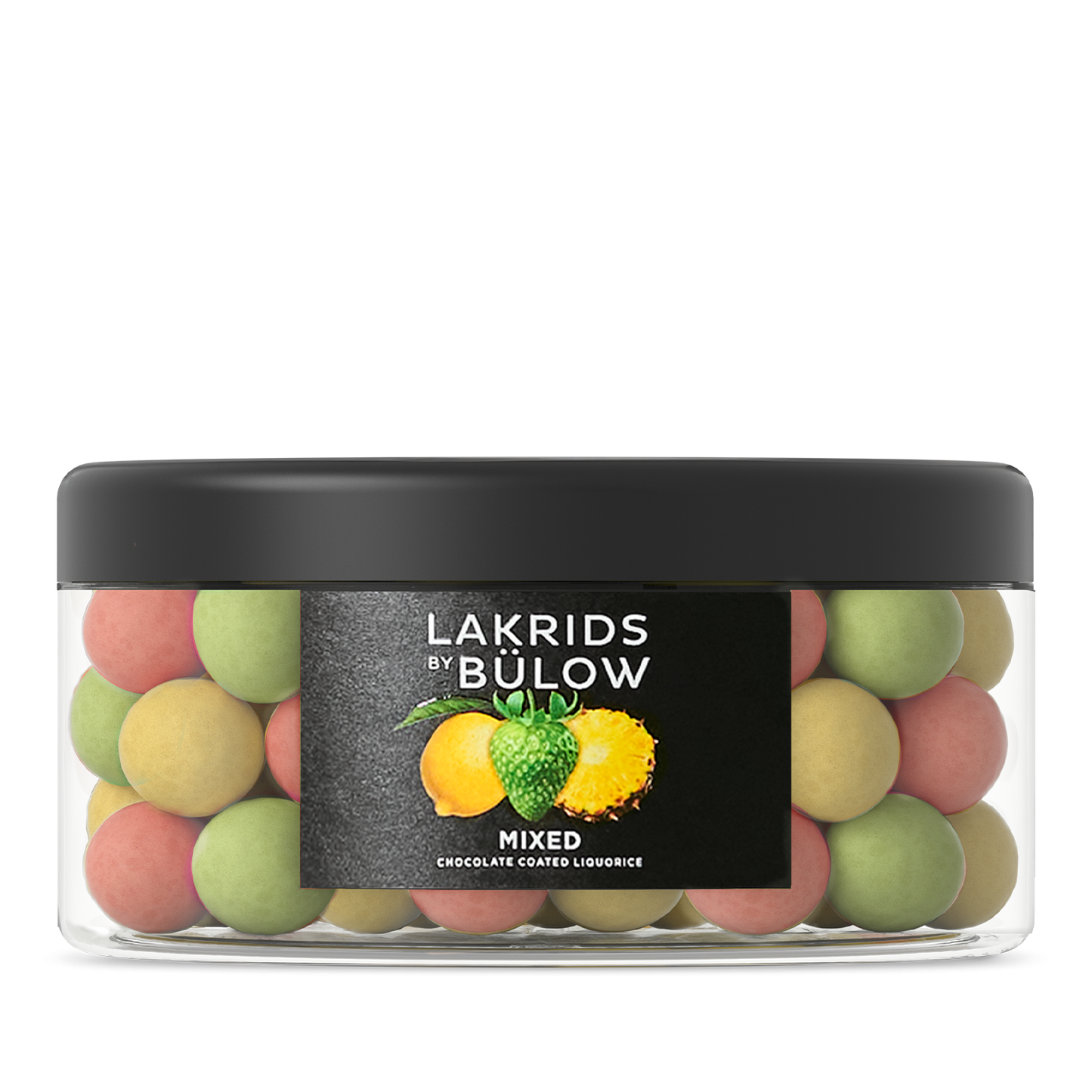 Lakrids by Johan Bülow – Mixed Summer Selection Box 515g | Lemon, Pink Pineapple & Sour Strawberry