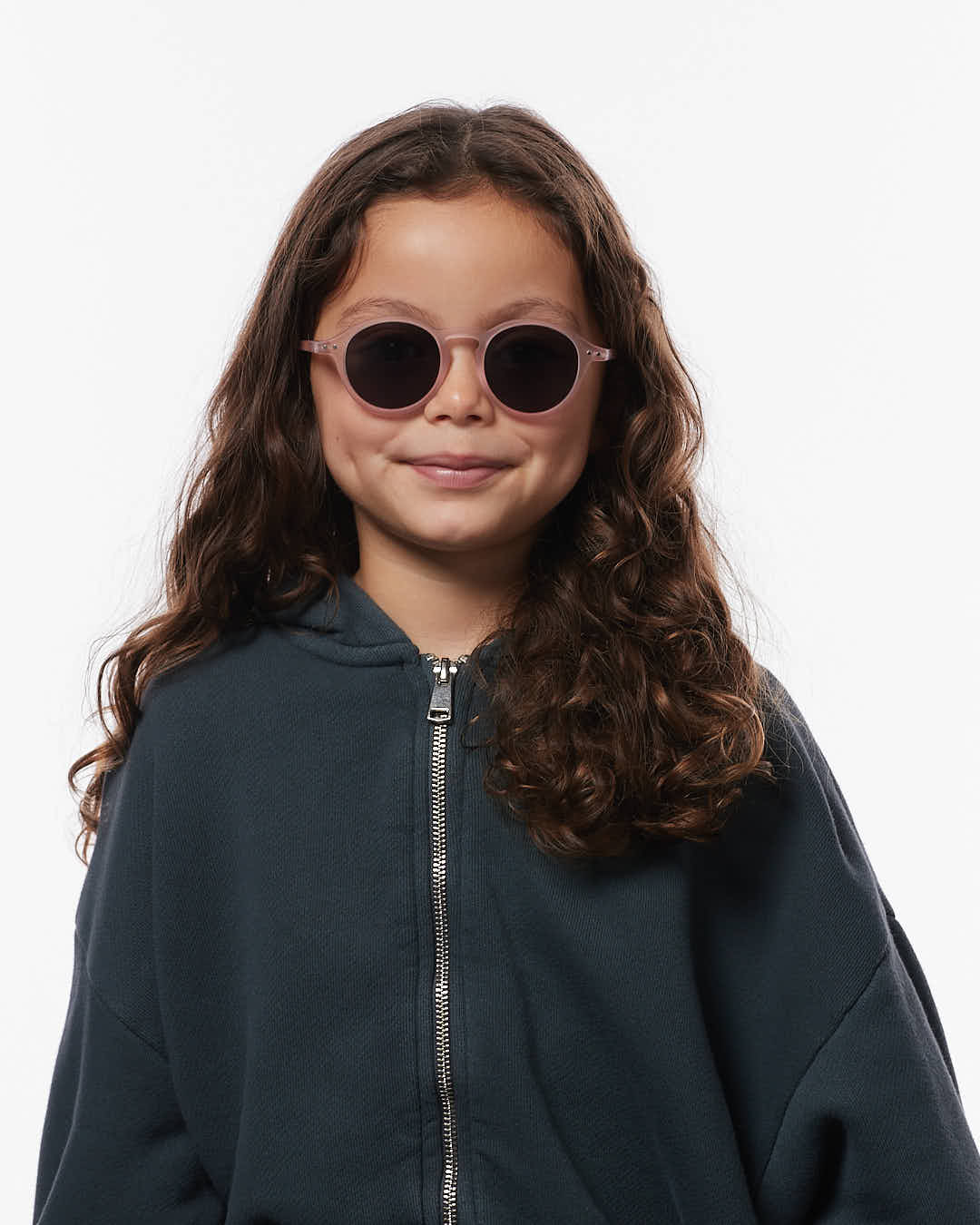 IZIPIZI Kids 5–7 år Pastel Pink – Polariserte solbriller