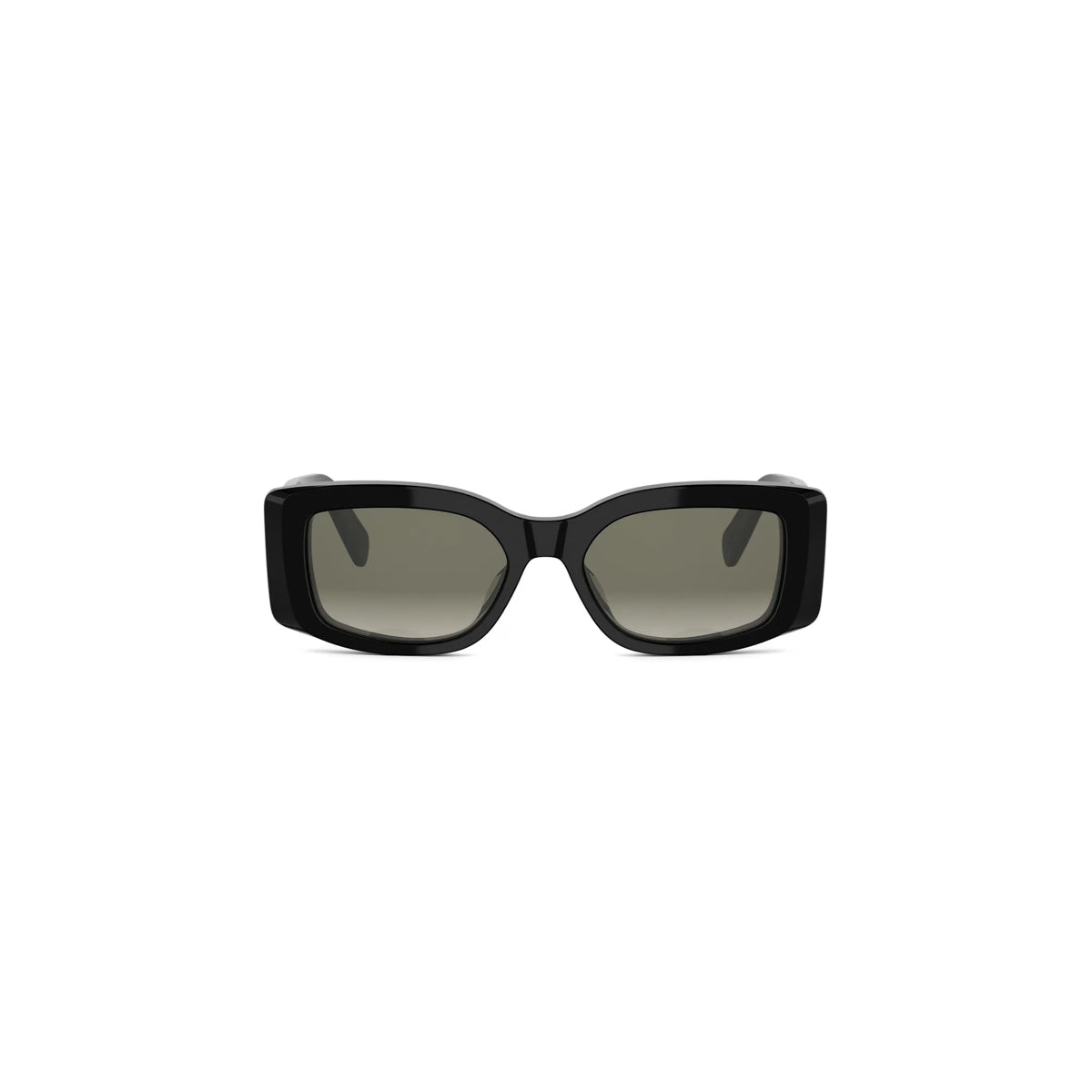 CELINE Triomphe CL40282U 01A Solbriller – Sort med Sølvdetaljer
