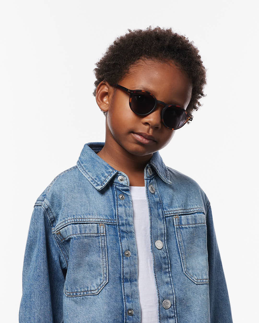 IZIPIZI Kids 7–11 år Tortoise – Polariserte solbriller