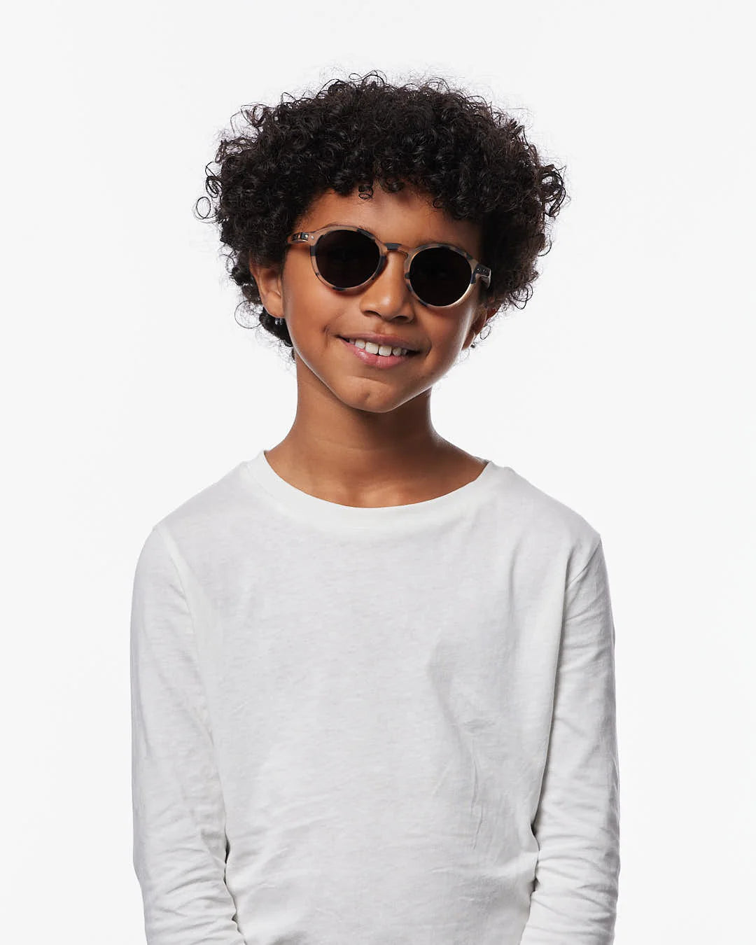 IZIPIZI Kids 7–11 år Light Tortoise – Polariserte solbriller