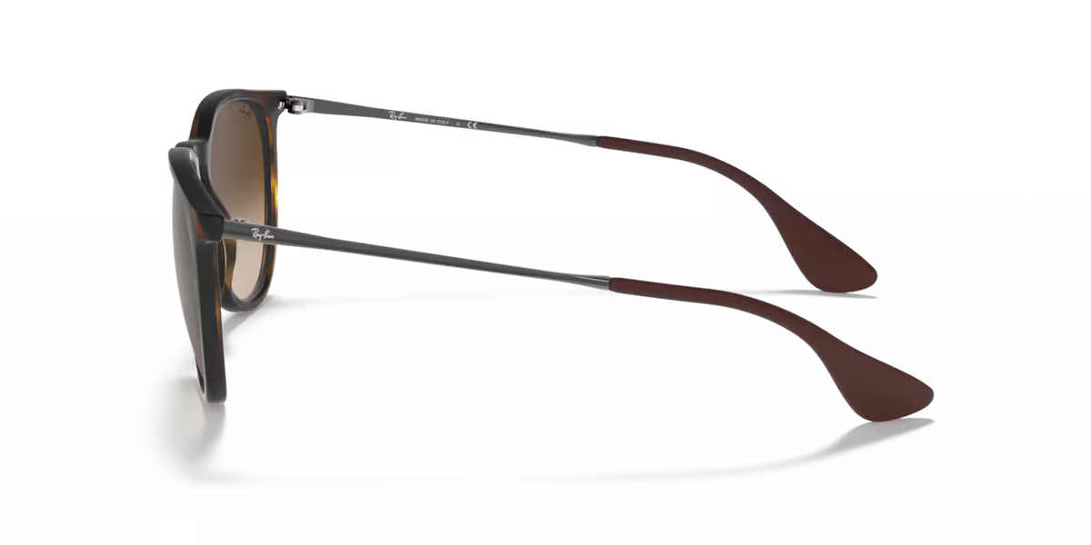 Ray-Ban Erika Classic RB4171 865/13 – Matte Havana med Brown Gradient