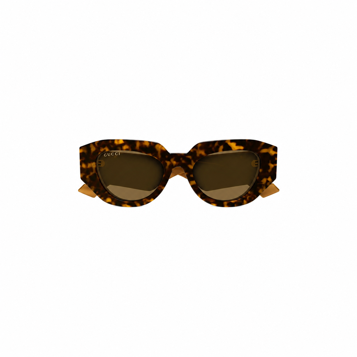 Gucci GG1421S 009 Solbriller – Havana med Brune Glass