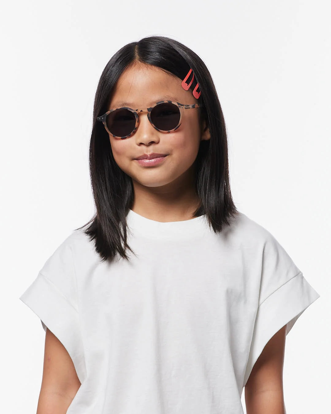IZIPIZI Kids 7–11 år Light Tortoise – Polariserte solbriller