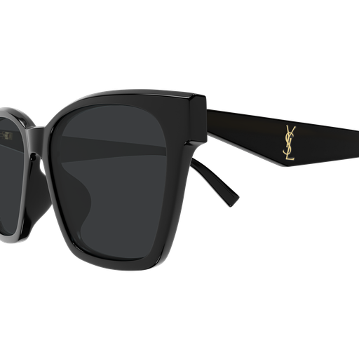 Saint Laurent SL M171/F 001 Solbriller – Sort Monogram