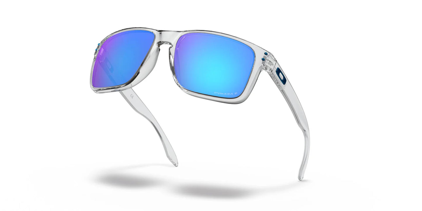 Oakley Holbrook™ XL – Polished Clear med Prizm Sapphire Polarized (OO9417-07)