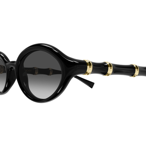 Gucci GG2059S 001 Solbriller – Sort med Gull Detaljer