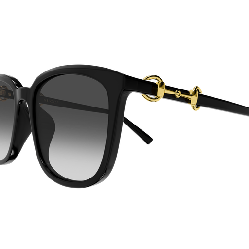 Gucci GG2057SK 001 Solbriller – Sort med Grå Gradientglass