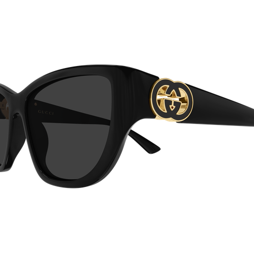 Gucci GG2122S 001 Solbriller – Sort Cat-Eye