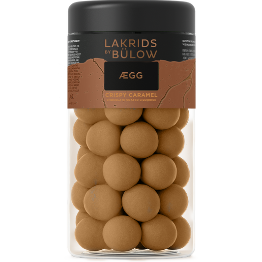 Lakrids by Johan Bülow Ægg – Crispy Caramel | Gourmetlakris i Sjokolade