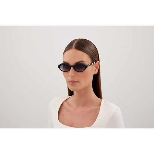 Gucci GG2059S 001 Solbriller – Sort med Gull Detaljer