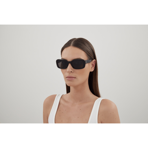 Saint Laurent SL M130 001 Solbriller – Sort Monogram
