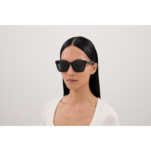Saint Laurent SL M171/F 001 Solbriller – Sort Monogram