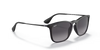 Ray-Ban Chris RB4187 622/8G – Matte Rubber Black med Grey Gradient