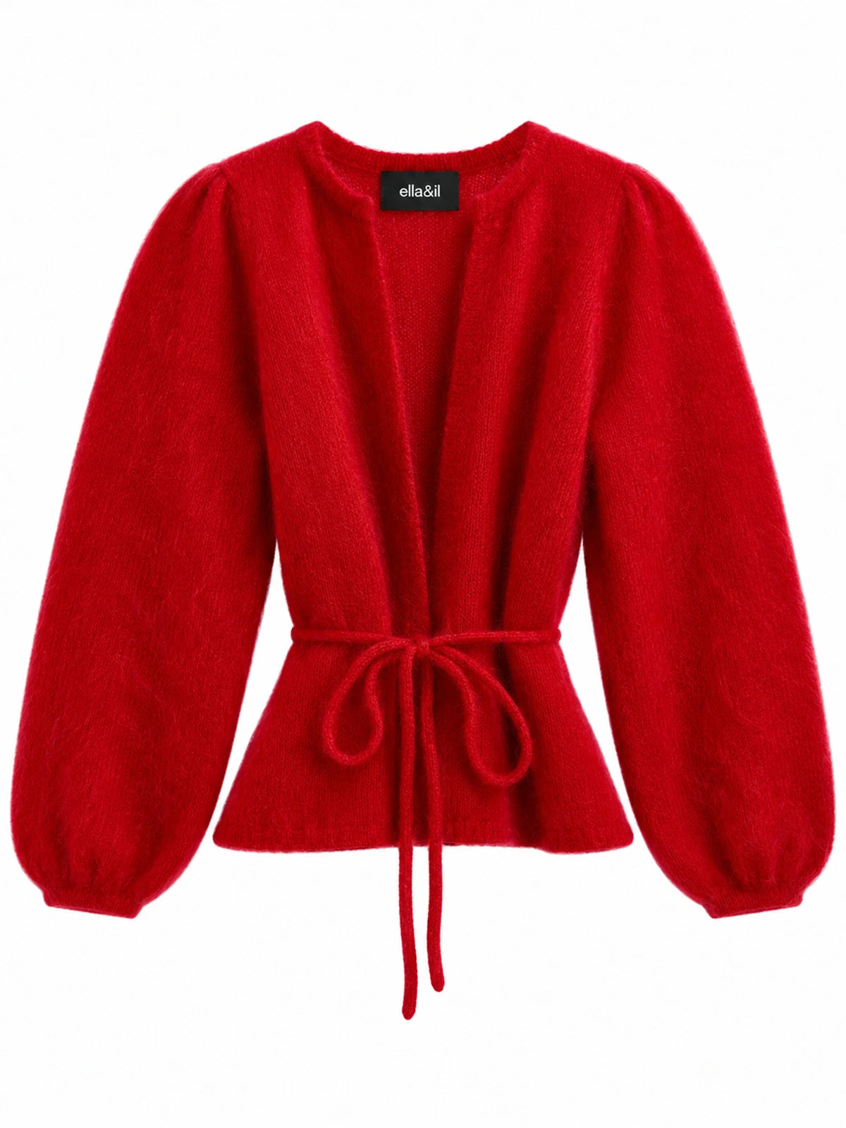 Ella&il - Fredrikke Chunky Cardigan Bright Red