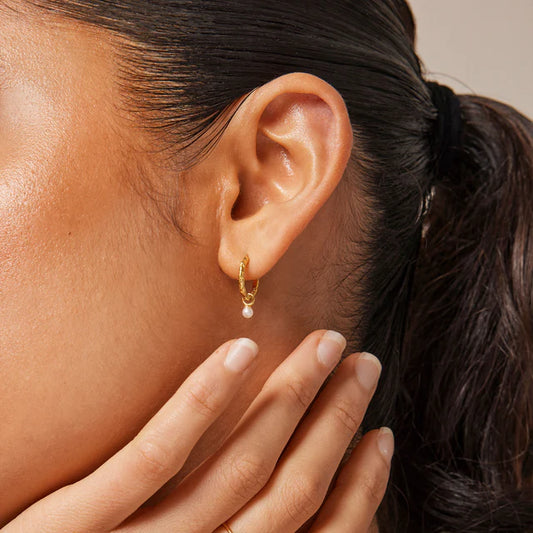 Enamel Copenhagen - Hoops Belle Pearl forgylt