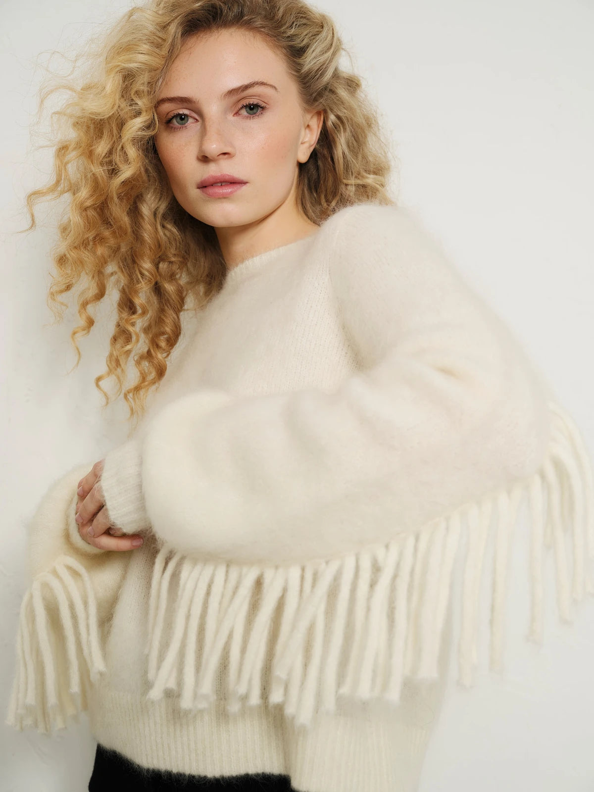 Ella&il - Isabel Chunky Sweater Bright White
