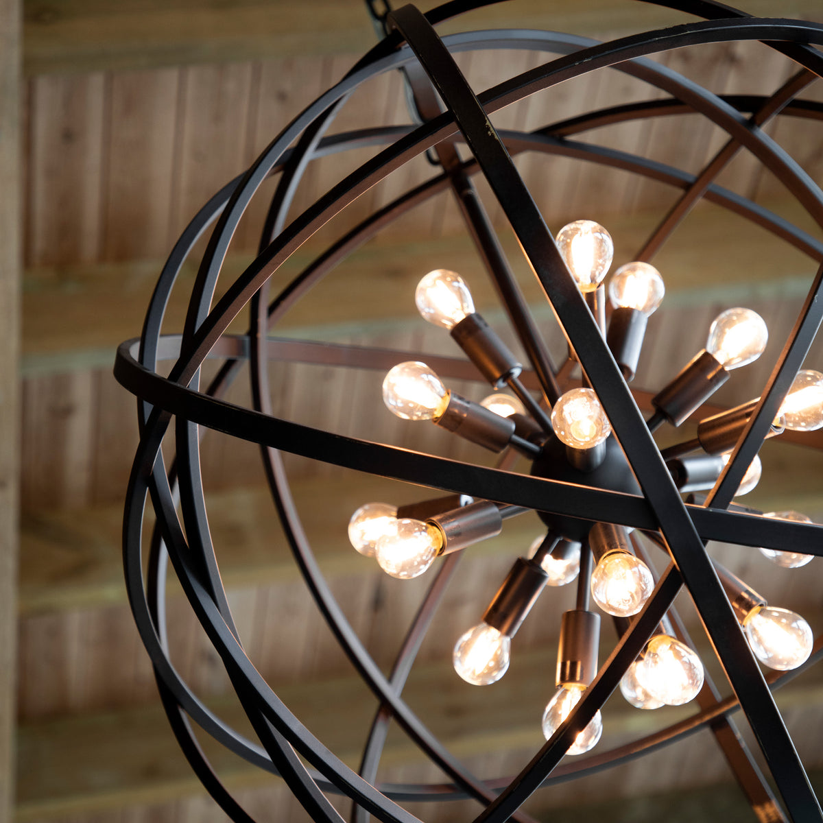 Artwood Nest Taklampe Ø80 cm – Sort/Umber Designlampe i Metall