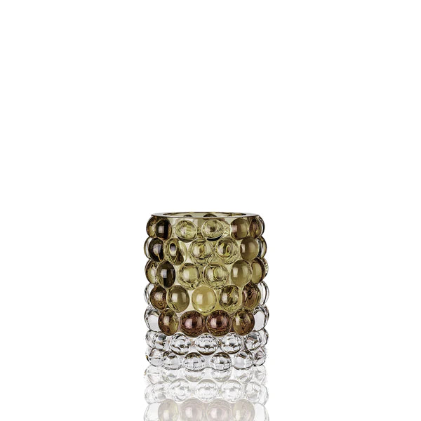 Skogsberg & Smart Hurricane Lamp Boule Medium Olive – Eksklusiv Lyslykt i Munnblåst Glass