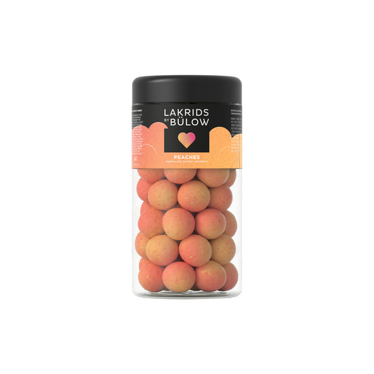 Lakrids by Johan Bülow – Peaches | Fersken og Hvit Sjokolade