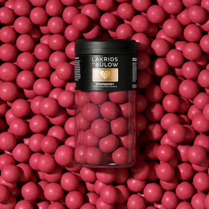 Lakrids by Johan Bülow – Crispy Raspberry | Bringebær og Hvit Sjokolade