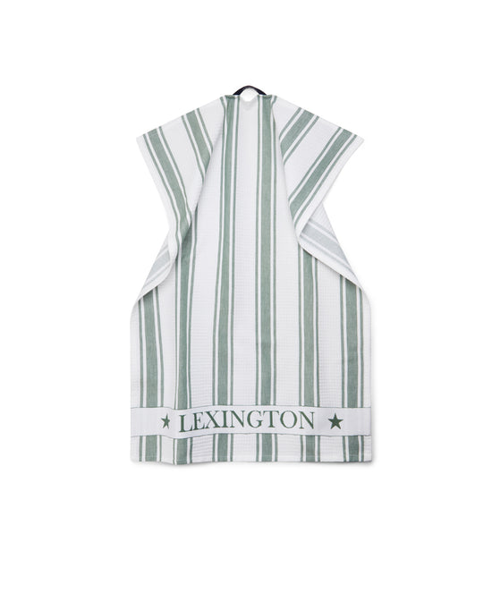 Lexington - Kjøkkenhåndkle M/Vaffelstruktur Og Logo, Bomull