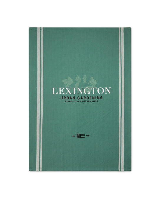Lexington - Kjøkkenhåndkle M/Urtemotiv, Økologisk Bomullstwill