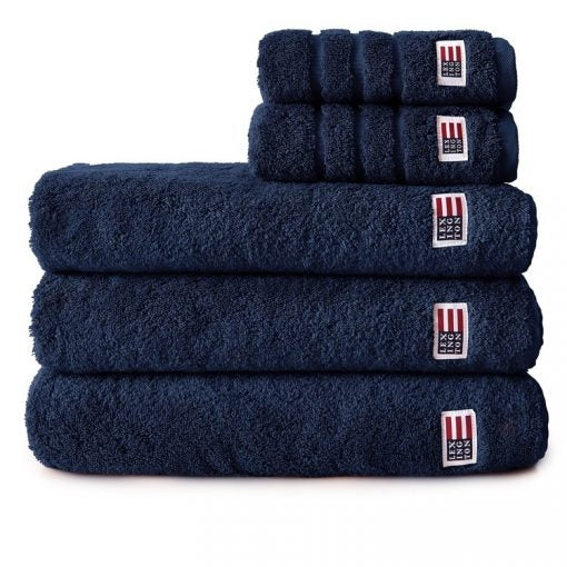 Lexington Håndkle Navy 50×70 cm – Eksklusivt Badehåndkle