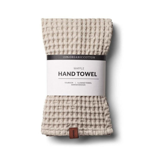 Humdakin Waffle Hand Towel Light Stone