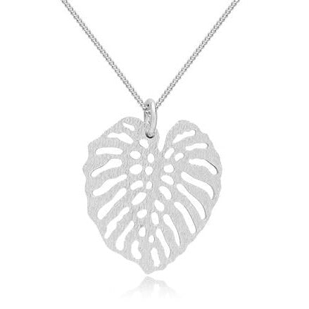 Belinda Jewelry - Monstera smykke i sølv M