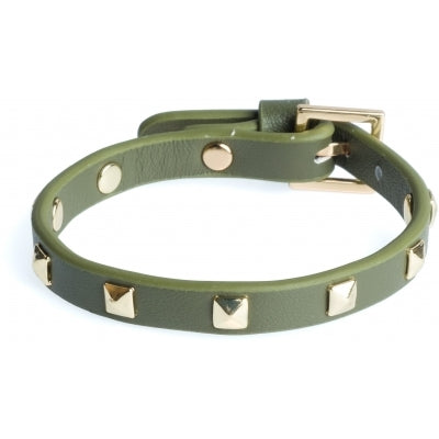 Dark - Leather Stud Bracelet Mini Army