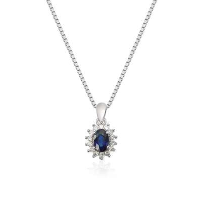 Espeland Anheng Rosett 0,14ct Wsi Safir