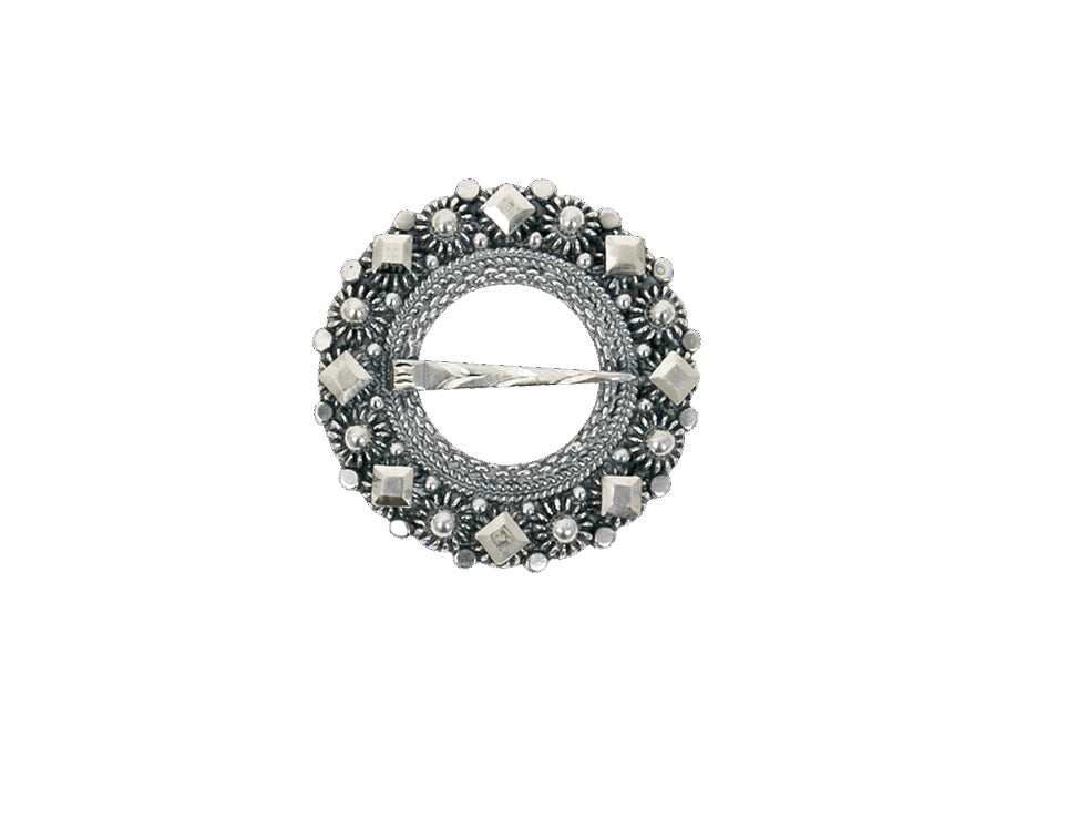 Sylvsmidja Halsring 30 mm Oksidert Sølv – Art.nr. 427100