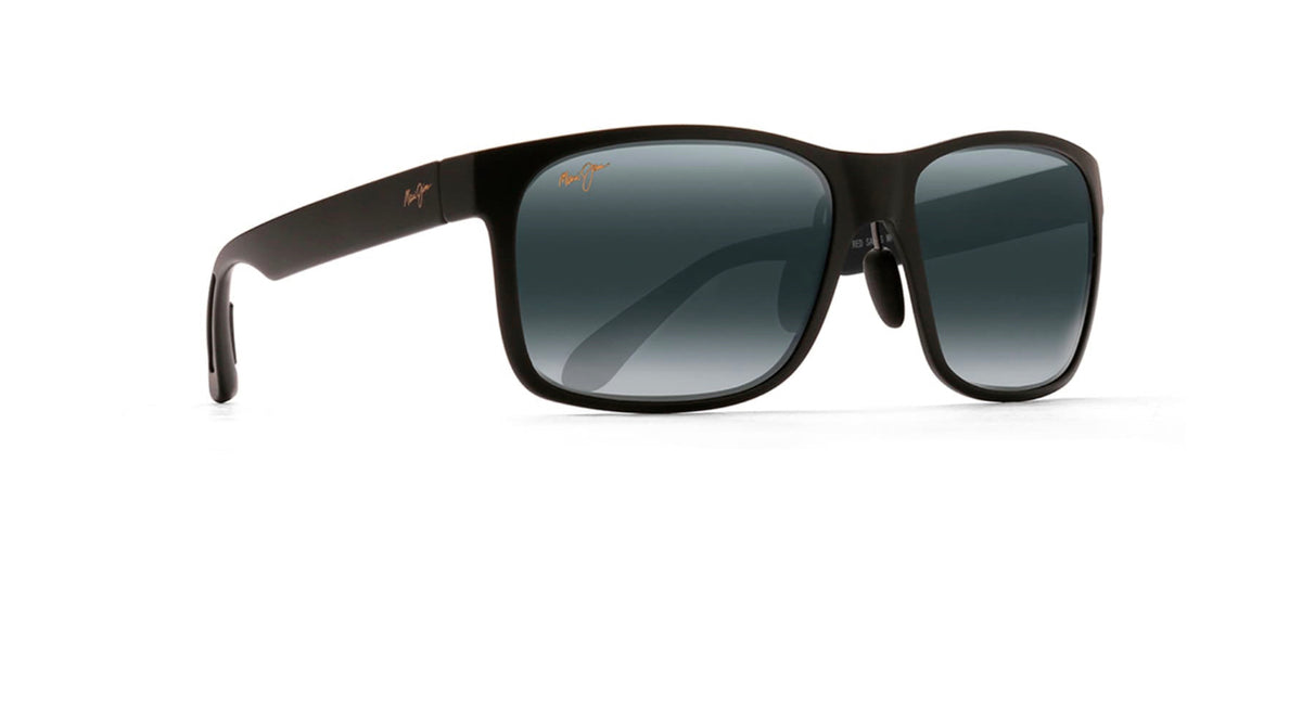 Maui Jim Red Sands 432-2M / MJ0432S-001 – Matte Black med Neutral Grey Polarized